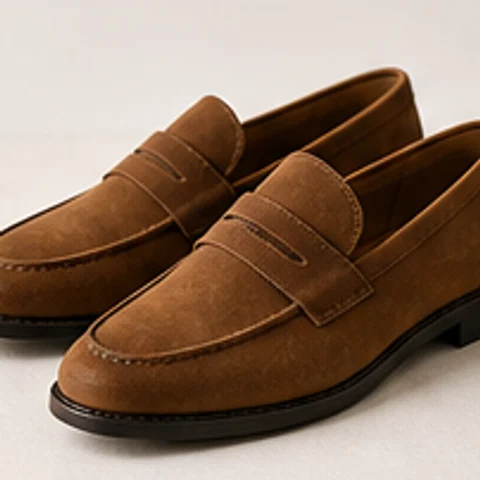 Mocasines de gamuza